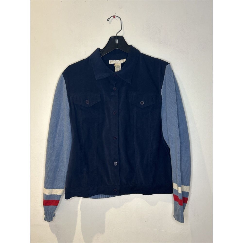 Norton Studio Womens Blue Star Jacket Large